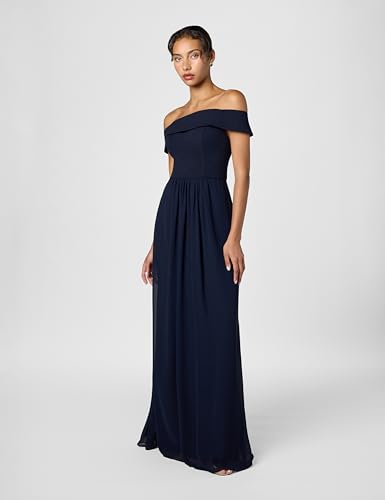 Image of Adrianna Papell Womens Crepe Chiffon Gown