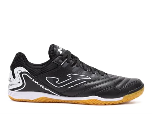Chuteira de Futsal Joma Maxima Preto e Branco 41
