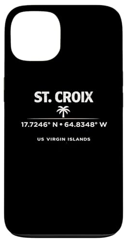 St Croix USVI�R�[�f�B�l�[�g �g���x���f�U�C�� �X�}�z�P�[�X iPhone 13 �p