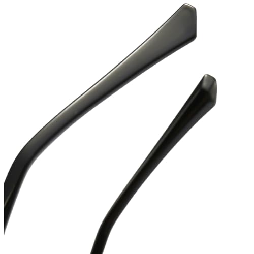 Image of Shiratori Retro Eyebrow Frame Glasses for Men, Semi-Rimless Blue Light Blocking Glasses, Anti Blue Light Computer Glasses