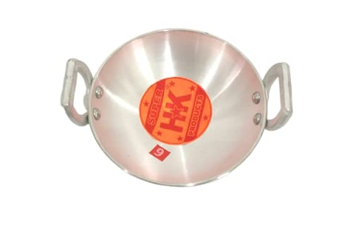 Image of Aluminium Small Kadhai for Tadka /Frying Kadhai (6.5 Inch), Silver