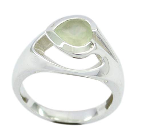 Bague en argent et véritable calcédoine bleue pour vos tenues d'été