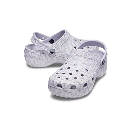 Image of Crocs Women's Classic Graphic Platform Clogs
