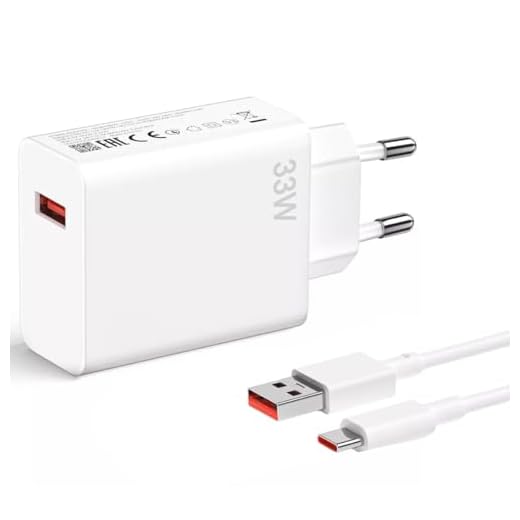 Carregador Turbo Rápido 33W Compatível com K30 Poco F2 Pro M3 X3 Nfc Mi 10 Mi4C Note 2 Note 7 Note 8 (Branco) - Premium®