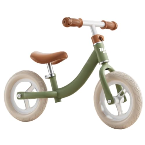 Wakouasu キッズバイク キックバイク ベビーカー おしゃれ かわいいギフト 耐摩耗性 バランストレーニング 組み立て簡単 子供用自転車 高さ調整可能 12インチ/14インチ 1?3?6歳向け 男の子 女の子 誕生日プレゼントに最適 耐パンクタイヤ