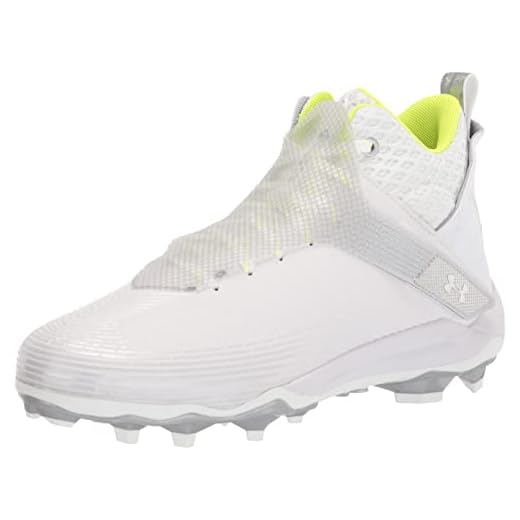 Under Armour mens Highlight Hammer Mc Football Shoe, White (101 White, 10.5 US