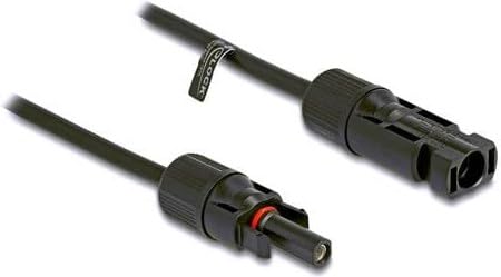 DELOCK Cable solar DL4 6 mm² macho a hembra 10 m negro marca