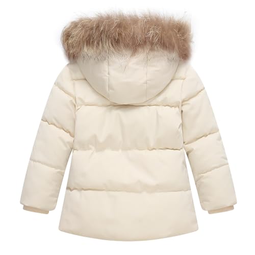 Toddler Winter Coat Baby Jacket Snow Boy Hoodie Puffer Girl Fleece Clothes 1-5T2