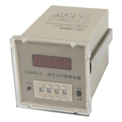 Compteur numérique JDM9-4 relais de comptage pour circuit industriel 380V AC