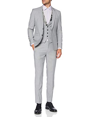 HUGO Arti/Hesten204V2 Costume-habillé, Light/Pastel Grey (50), Homme