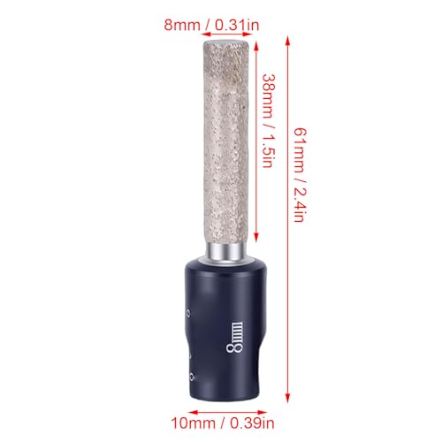 Juego de 5 Brocas Secas de Diamante 8 mm Naroote miniatura 4