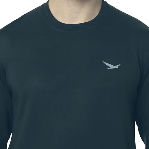 Image of HiFlyers Men's Cotton Blend Casual Crew Neck Sweatshirt