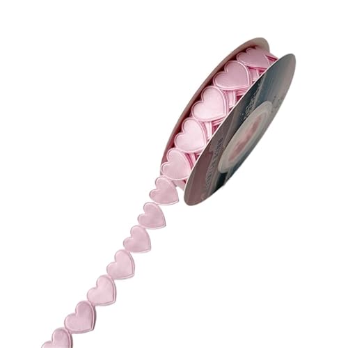 Cinta para ramo de satén rosa de 10 yardas para lazo floral