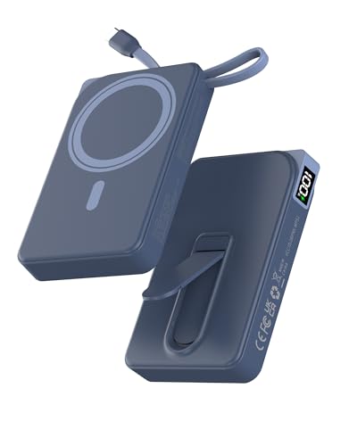 Ya en manzanajugosa.com: Powerbank iPhone para Magsafe, 10000mAh Magnetico Power Bank con 22.5W USB-C Cable para iPhone 17 16 15 14 13 12 Pro MAX Mini, Inalámbrico Cargador Portatil Carga Rapida Ligera Bateria Portatil Movil