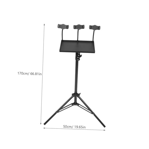 Base estable Vaguelly para laptop y proyector con soporte para teléfono miniatura 2