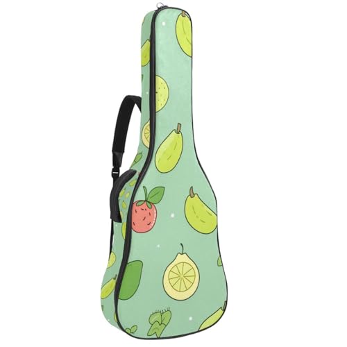 Housse guitare acoustique étanche grand format 42.9x16.9x4.7 in avec sac accessoires