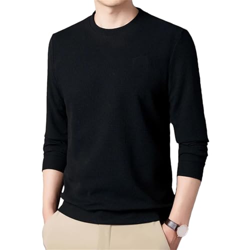 Spring Autumn Fashion Sweater Men Long Sleeve Round Neck Pullover Casual Top