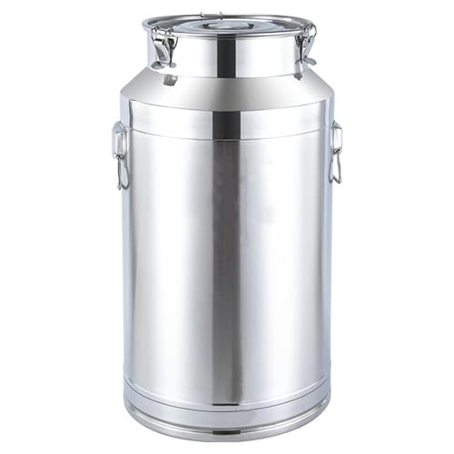 Bidon à Lait Inox Anti Fuite avec Couvercle de Stockage Sûr