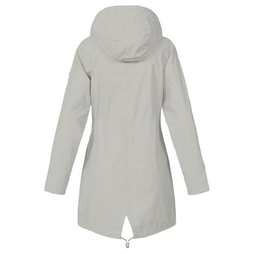 Cortavientos softshell de mujer con capucha ajustable para protegerse de la lluvia 3