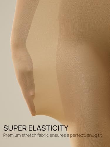 MANZI Tights for Women Solid Color Pantyhose Colored Semi Opaque Footed Tights Soft Stretch High Waist Stockings 70 Denier4