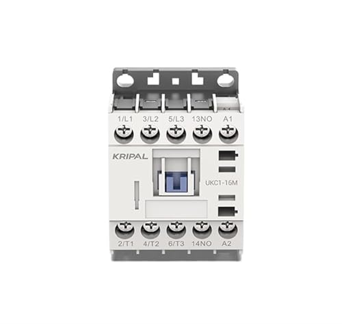 Contacteur 12A AC 220V monté sur rail DIN pour protection électrique domestique