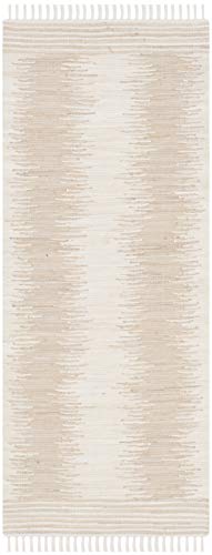 Tapete Corrido SAFAVIEH Montauk 2'6" x 6' Beige miniatura 3