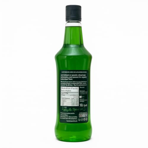 Image of Mala's, Fruit Mocktail Syrup Green Mint Lime and Mint Mojito Syrup | Mixer for Mocktails, Cocktails, Drinks, Juices, Beverages | Non Alcoholic Mix 750ML Bottle (Pack of 3)