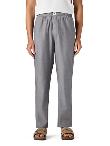 Image of XYXX Ultra-Breathable Solid Cotton Chambray Pyjamas For Men