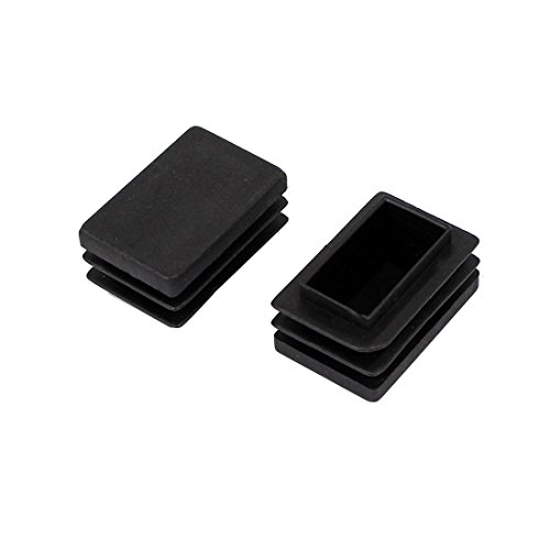 Sourcingmap Chair Legs Plastic Blanking End Cap Rectangle Tube Insert 20mmx30mm 10pcs - Image 2