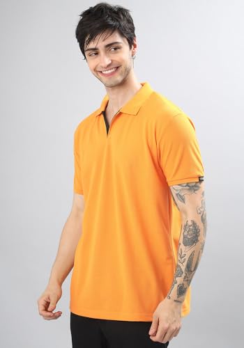 Image of Wear Your Opinion Solid Cotton Rich Polo T Shirt | Collar Tshirts | Half Sleeves | Plain-Regular Fit (Available in Plus Size)