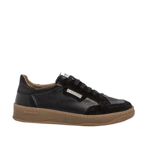Chaussons El Naturalista N5842 soulagement des pieds fatigués en tissu noir