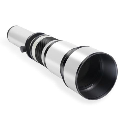 EF 650-1300mm F8 Telephoto Lens JINTU- Zoom Manual Cameras Lens for Canon EOS Rebel T Series T8i/T7i/T7/T6/T3i/T2i/4000D/850D/2000D/1200D/SL3/SL2 5D Mark IV/6D Mark II/90D/80D/77D DSLR