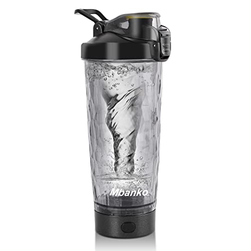 Mbanko Electric Shaker Bottle Electric Blender Bottles Shaker Bottles For Protein Mixes, Rechargeable Protein Shaker Bottle For Protein Shakes Protein Powder #TOP26