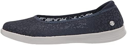 Skechers womens On-the-go Dreamy Crochet Ballet Flat, Navy, 9 US | Image 7