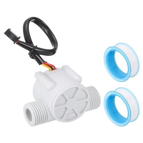 MECCANIXITY G1/5.1 cm �z�[�����ʉt�̐����Z���T�[�APTFE�e�[�v�t���v���X�`�b�N�����ʌv �q�[�^�[�p�z�[�����ʃZ���T�[�A�z���C�g�A1-30L/min S201