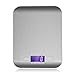 Wagi kuchni gospodarstwa domowego 10 kg / 1g elektronicznych wagi cyfrowych gotować żywność dieta kulinarna wagi do ważenia (Color : Silver, Size : One Size)