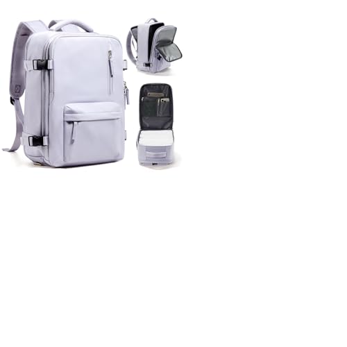 WONHOX Large Travel Backpack Carry on Flight Approved Laptop Work Business Backpack for Women Men Mochila de Viaje