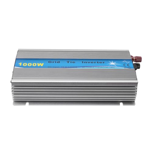 1000W Grid Tie Inverter 10.8-32V DC Input 110V AC Output Grid Tie MPPT Pure Sine Wave for 18V Solar Panel