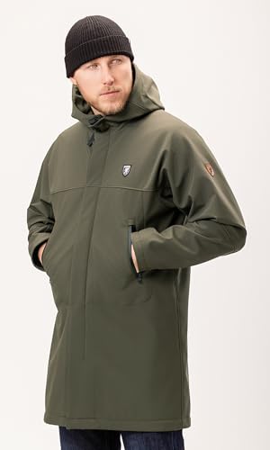 Manteau softshell 8000 mm PGWEAR veste imperméable avec masque - 7