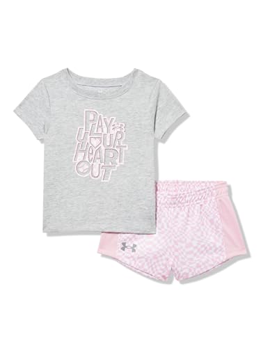 Under Armour Boys' Short Sleeve Tee and Short Set, Lightweight and Breathable