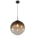 Produktbild Design Hänge Lampe braun Wohn Ess Zimmer Beleuchtung Glas Kugel Pendel Leuchte amber Globo 15868, medium