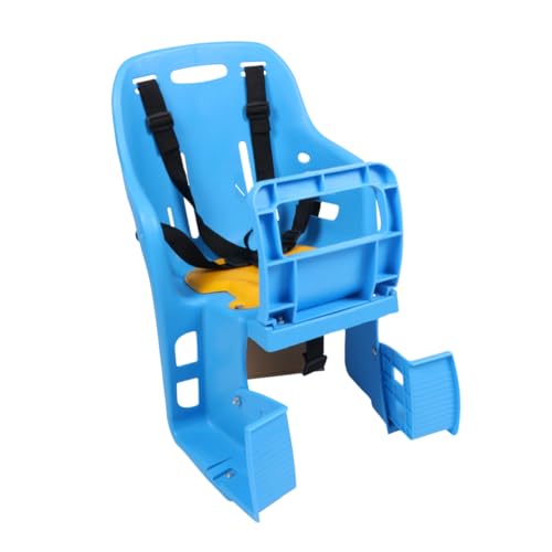 OSOLADY 1Pc Adjustable Safety Seat for Quick Release Rear Bike Seat with Handrail Ergonomic Design Rainproof Suitable for Months to Years Blue