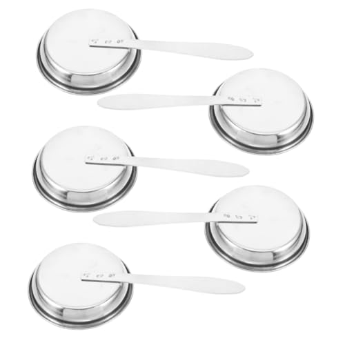 ABOOFAN 5-Pack Stainless Steel Candle Snuffer Set Long Handle Extinguisher for Candles Oil Lamps Incense Safe Stylish