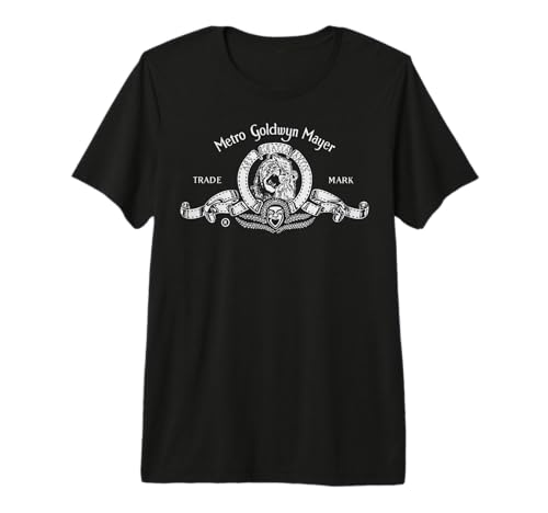 MGM Classic Lion White Logo Premium T-Shirt
