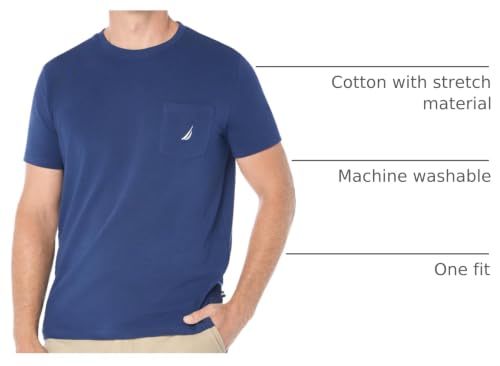 Image of Nautica Men's Classic Fit Pocket T-Shirt
