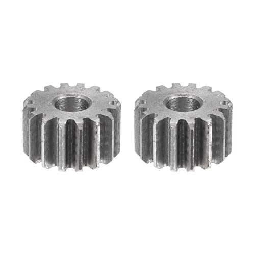 Image of HARFINGTON 2pcs Straight Spur Gear 6mm Bore 16T Mod-1 Hardened 45# Steel Spur Diff Differential Motor Gear RC Car Replacement Parts