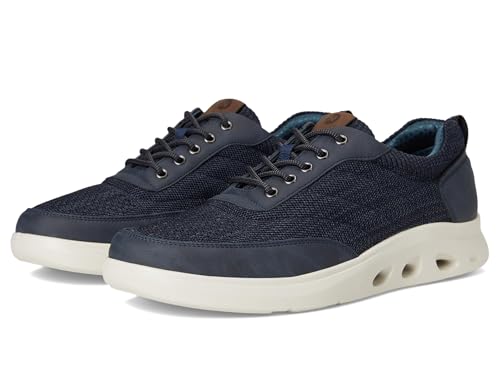 Image of Nunn Bush Ponte Knit Moc Toe Sneakers Hybrid Oxford Casual Lightweight Athletic Style Lace Up