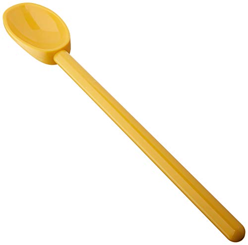 Image of Mercer Culinary Hell's Tools Hi-Heat 12-Inch Mixing Spoon, Yellow