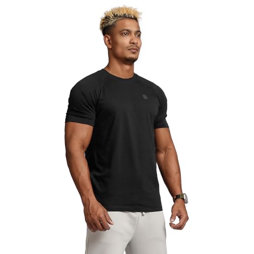 Casual Short Sleeve Crew Neck Classic Wicking Breathable Fitness Muscle Athletic T Shirts Men2