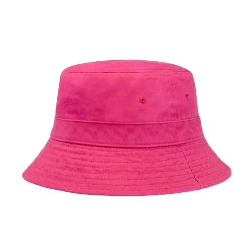 Hot Summer Bucket Hat - Trendy Cotton Sun Hat for Beach, Golf, Fishing